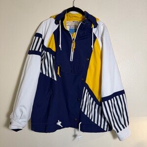 Vintage Braetan Jacket, Retro Early 90s Nautical, size Medium